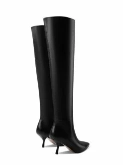 Women Over The Knee Boots Stiletto Heel Pointed Toe PU Leather Eric White Thigh High Boots -winter shoes Sales 2023 202110121523227028843