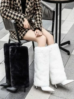 Women Boots Stiletto Heel Pointed Toe Black Knee-High Boots 9 Women Boots Stiletto Heel Pointed Toe Black Knee-High Boots -winter shoes Sales 2023 202112061803499247261
