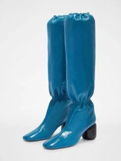 Women's Knee High Boots Black Chunky Heel Knee High Boots -winter shoes Sales 2023 202208031754112147739