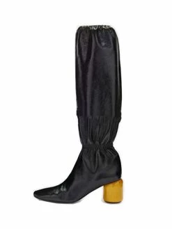 Women's Knee High Boots Black Chunky Heel Knee High Boots -winter shoes Sales 2023 202208031754115275762