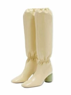 Women's Knee High Boots Black Chunky Heel Knee High Boots -winter shoes Sales 2023 20220803175411803159