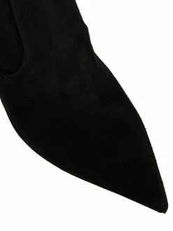 Women's Knee High Boots Black Stiletto Heel Wide Calf Boots 12 Women's Knee High Boots Black Stiletto Heel Wide Calf Boots -winter shoes Sales 2023 202208031754137118553