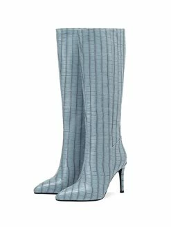 Women's Knee Boots PU Leather Stiletto Heel Knee High Boots -winter shoes Sales 2023 202208031754189256332