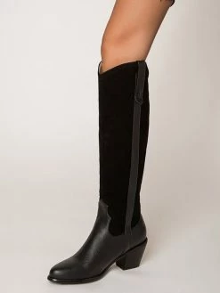 Women's Western Boots Patchwork Chunky Heel Knee High Boots -winter shoes Sales 2023 20220804141639463554