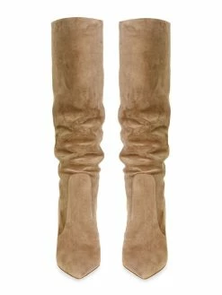 Women's Slouch Boots Suede Pointed Toe High Heel Knee High Boots 13 Women's Slouch Boots Suede Pointed Toe High Heel Knee High Boots -winter shoes Sales 2023 202208081555180233209