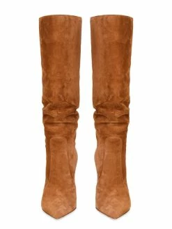 Women's Slouch Boots Suede Pointed Toe High Heel Knee High Boots 10 Women's Slouch Boots Suede Pointed Toe High Heel Knee High Boots -winter shoes Sales 2023 202208081555189173421