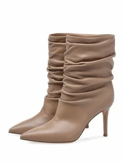 Women's Slouch Boots Pointed Toe High Heel Ankle Boots -winter shoes Sales 2023 202208081555314655873