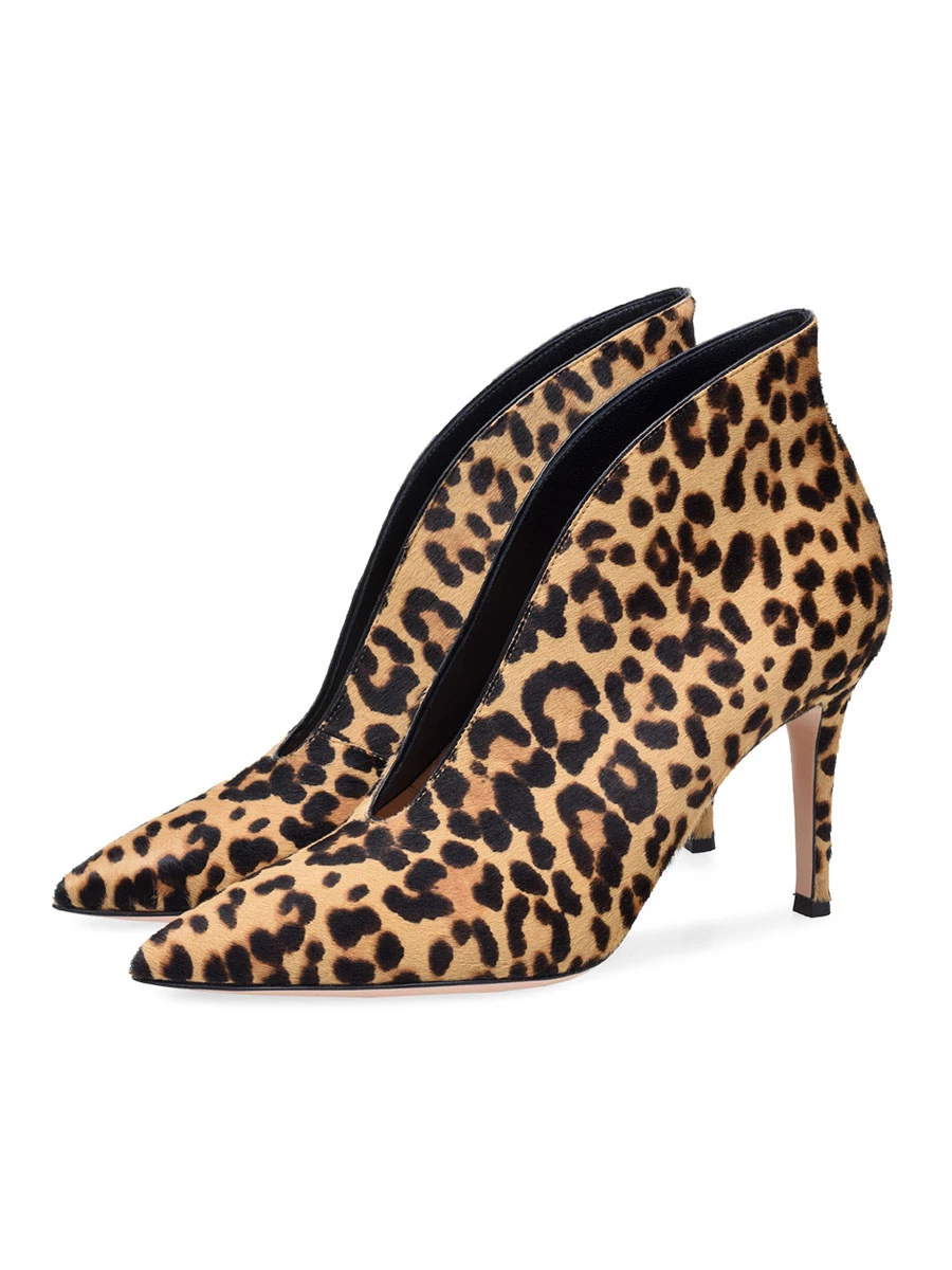 Women's Ankle Boots Suede Pointed Toe High Heel Booties 2 Women's Ankle Boots Suede Pointed Toe High Heel Booties - Image 2