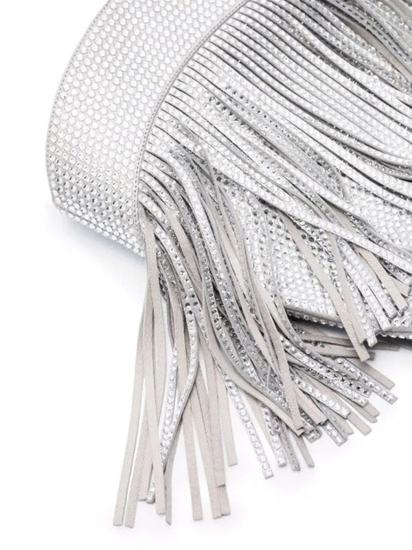 Women's Wide Calf Boots Rhinestones Pointed Toe Stiletto Heel Knee High Boots 3 Women's Wide Calf Boots Rhinestones Pointed Toe Stiletto Heel Knee High Boots - Image 3