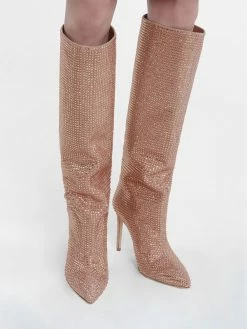 High Heel Wide Calf Boots Women Rhinestones Pointed Toe Stiletto Knee High Boots Sexy Party Shoes 12 High Heel Wide Calf Boots Women Rhinestones Pointed Toe Stiletto Knee High Boots Sexy Party Shoes -winter shoes Sales 2023 202208081557056722987