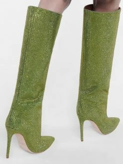 High Heel Wide Calf Boots Women Rhinestones Pointed Toe Stiletto Knee High Boots Sexy Party Shoes 11 High Heel Wide Calf Boots Women Rhinestones Pointed Toe Stiletto Knee High Boots Sexy Party Shoes -winter shoes Sales 2023 202208081557064094410