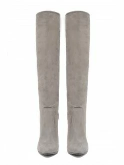 Women 's Wide Calf Boots Suede Stiletto Heel Knee High Boots -winter shoes Sales 2023 202208091331481878935