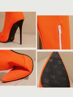 Women's Thigh High Boots Pointed Toe Stiletto Heel Over The Knee Boots -winter shoes Sales 2023 20220907101917378595