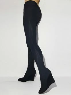 Women's Pant Shoes Leopard Printed Wedge Heel Elastic Thigh High Boots 13 Women's Pant Shoes Leopard Printed Wedge Heel Elastic Thigh High Boots -winter shoes Sales 2023 202210072028408779257