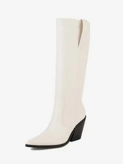 Women's Casual Chunky Heel Knee High Boots -winter shoes Sales 2023 20221012151830604891