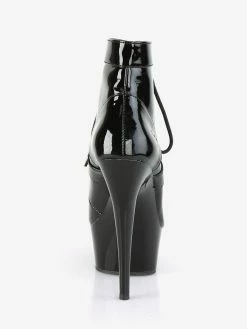 Sexy High Heel Boots Round Toe Lace Up Buckle Stripes Stiletto Heel Rave Club Pole Dance Shoes -winter shoes Sales 2023 202301171033312091081