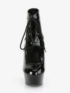 Sexy High Heel Boots Round Toe Lace Up Buckle Stripes Stiletto Heel Rave Club Pole Dance Shoes -winter shoes Sales 2023 202301171033315387777