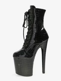 Sexy High Heel Boots Round Toe Lace Up Buckle Artwork Stiletto Heel Ball Thigh High Boots Black Over The Knee Boots -winter shoes Sales 2023 202303061322382677489