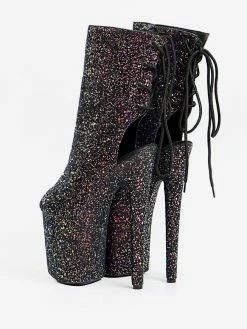 Glitter Sexy Boots Plus Size Round Toe Platform Sky High Heel Sexy Boots -winter shoes Sales 2023 202303162057147963834