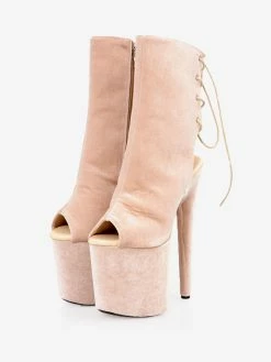 Glitter Sexy Boots Plus Size Round Toe Platform Sky High Heel Sexy Boots -winter shoes Sales 2023 202303162057160895940