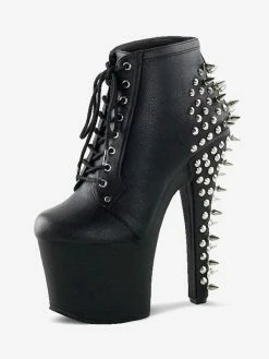 Sexy High Heel Boots Round Toe Zipper Buckle Artwork Stiletto Heel Ball Thigh High Boots Over The Knee Boots Black