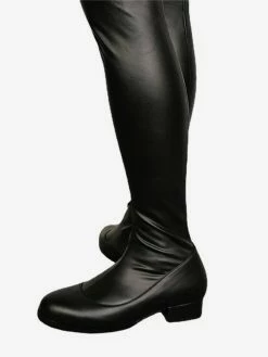 Women's Puppy Heel Thigh High Boots PU Leather -winter shoes Sales 2023 202304161033415792855