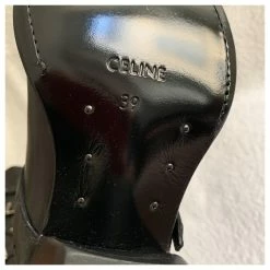 Celine Céline Rock Black Leather Berlin Boots -winter shoes Sales 2023 206717 10