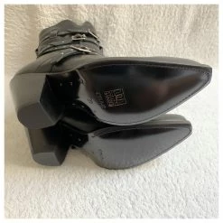 Celine Céline Rock Black Leather Berlin Boots -winter shoes Sales 2023 206717 9