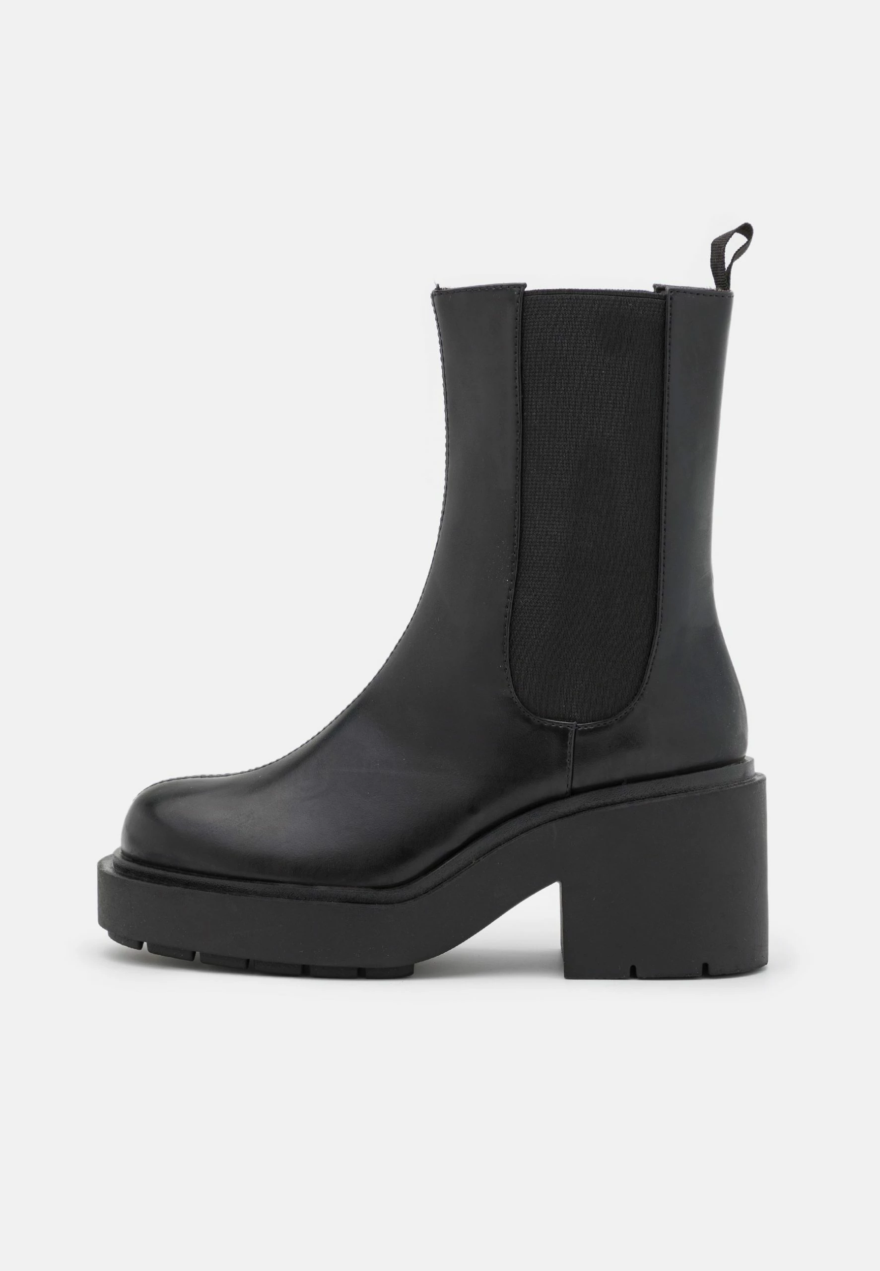 Monki Platform Ankle Boots - Black Dark 2 Monki Platform Ankle Boots - Black Dark - Image 2