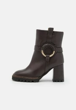 See By Chloé Hana - Platform Ankle Boots - Dark Brown