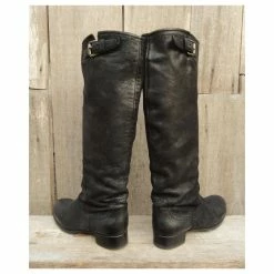 Riding Boots Prada P 38 In Buttersoft Leather Black -winter shoes Sales 2023 242781 5