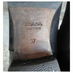 Riding Boots Prada P 38 In Buttersoft Leather Black -winter shoes Sales 2023 242781 7