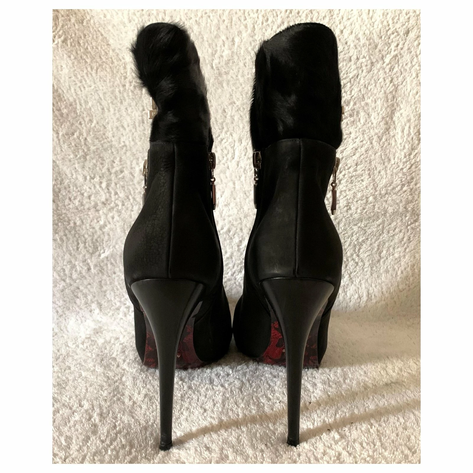 Cesare Paciotti Black Nabuk Leather Ankle Boots 3 Cesare Paciotti Black Nabuk Leather Ankle Boots - Image 3