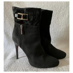 Cesare Paciotti Black Nabuk Leather Ankle Boots 13 Cesare Paciotti Black Nabuk Leather Ankle Boots -winter shoes Sales 2023 249023 4