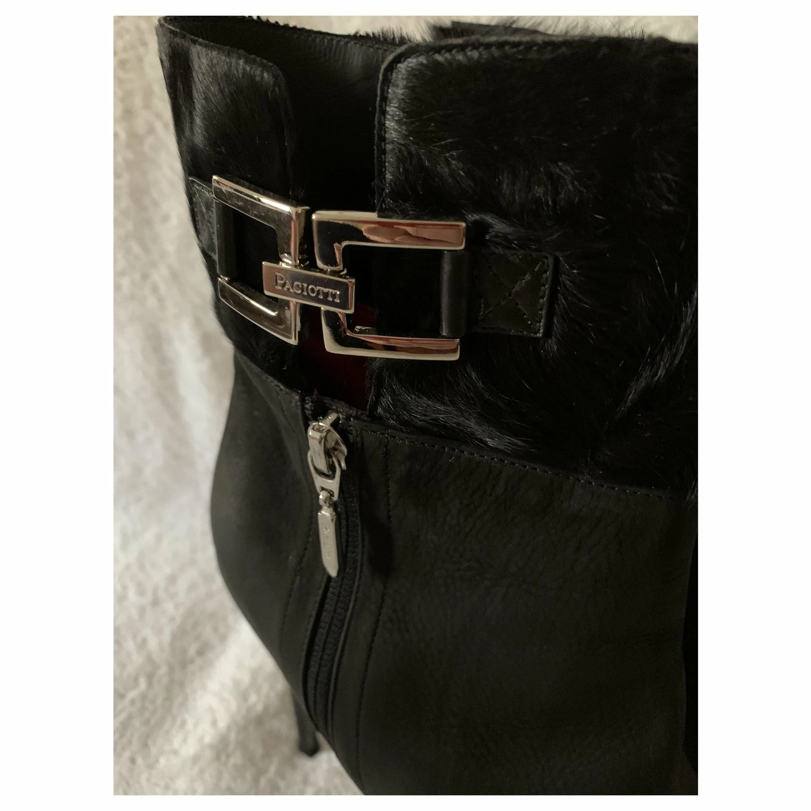 Cesare Paciotti Black Nabuk Leather Ankle Boots 5 Cesare Paciotti Black Nabuk Leather Ankle Boots - Image 5