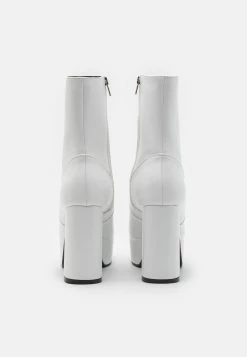 Lamoda Making Moves- High Heeled Ankle Boots - White -winter shoes Sales 2023 2526f1b4e9364220a938d6eb186f7b5f
