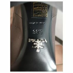 PRADA BROWN LEATHER BOOTS -winter shoes Sales 2023 265764 3
