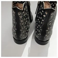 ALAIA Alaïa Leather Ankle Boots Black -winter shoes Sales 2023 267611 4