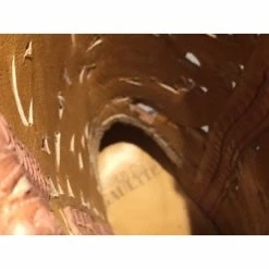 Jean Paul Gaultier Lace Leather Cowboy Boots Beige Caramel -winter shoes Sales 2023 26908 9