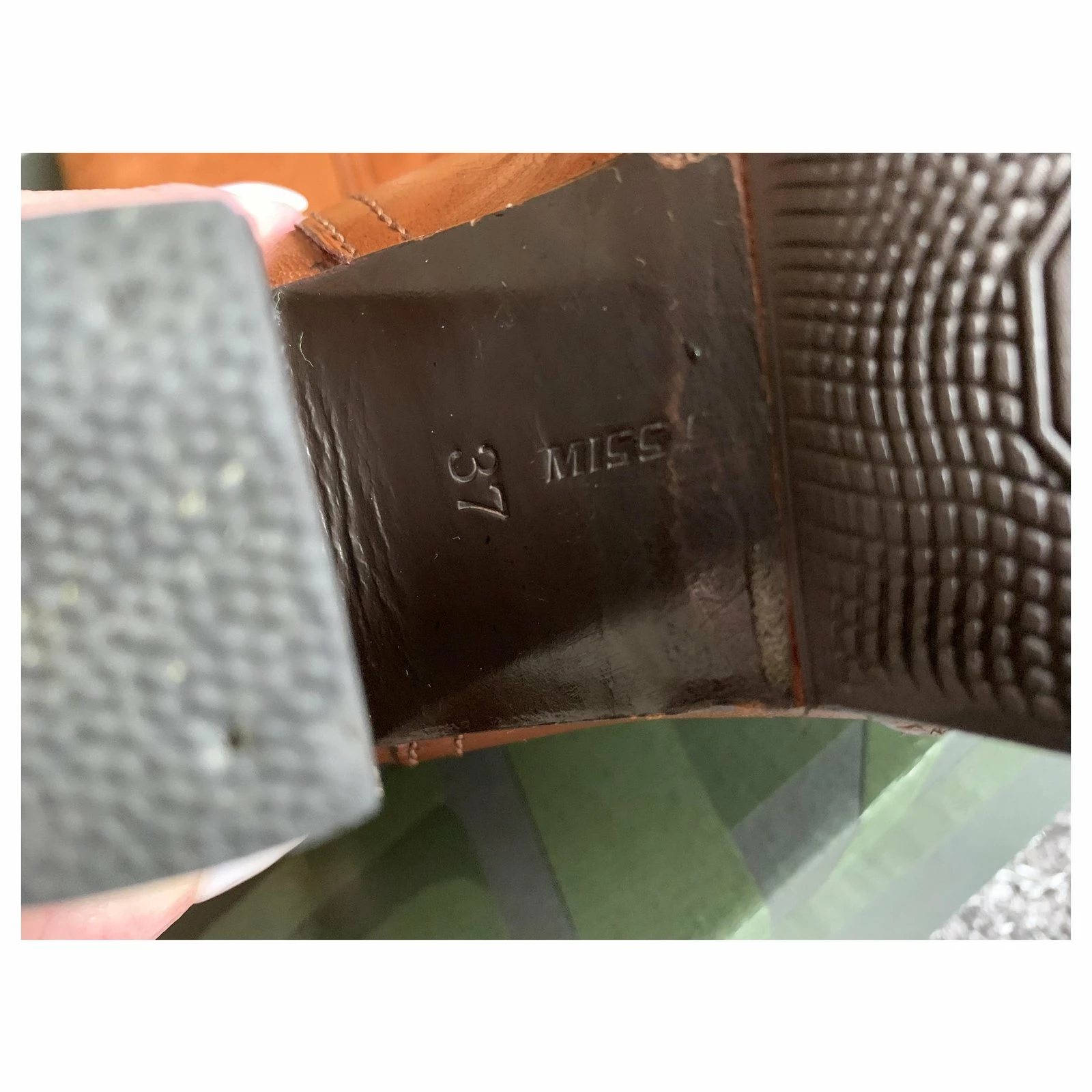 Miss Sixty Boots In Light Brown Leather / Camel, Medium-high, With Removable Chain 5 Miss Sixty Boots In Light Brown Leather / Camel, Medium-high, With Removable Chain - Image 5