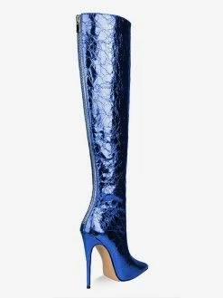 Women Knee High Boots Dazzling Blue Pointed Toe Stiletto Heel Night Club High Heel Women Boots 6 Women Knee High Boots Dazzling Blue Pointed Toe Stiletto Heel Night Club High Heel Women Boots -winter shoes Sales 2023 2777226e 11d8 4f8f bbcc 4f323a892306