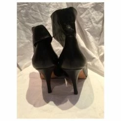 Paul & Joe Black Leather Ankle Boots -winter shoes Sales 2023 277989 7