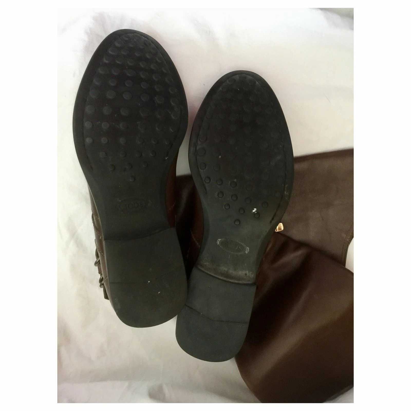 Tod's Brown Leather Riding Boots 2 Tod's Brown Leather Riding Boots - Image 2