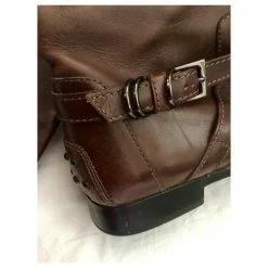 Tod's Brown Leather Riding Boots 13 Tod's Brown Leather Riding Boots -winter shoes Sales 2023 278489 4