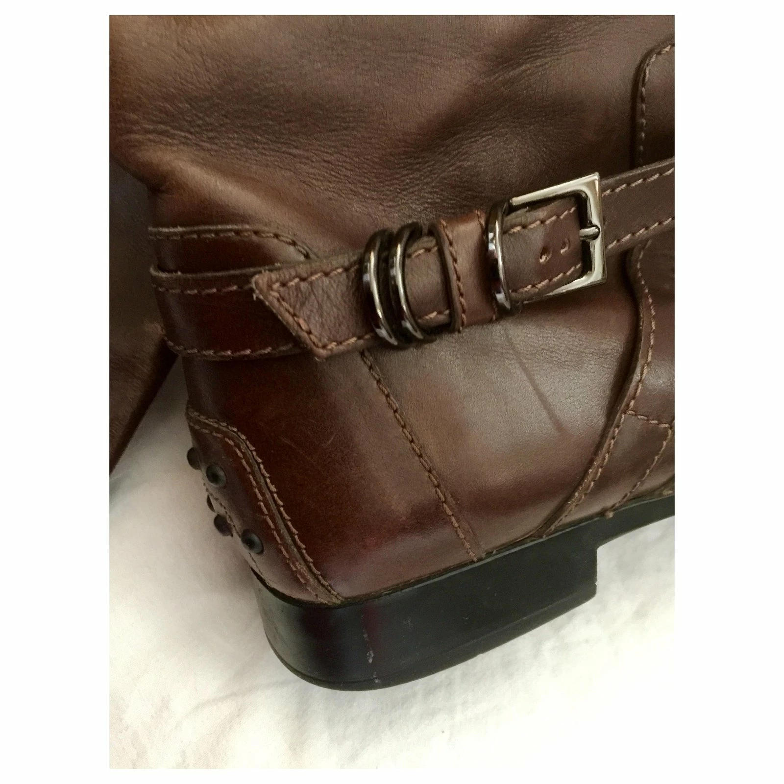 Tod's Brown Leather Riding Boots 4 Tod's Brown Leather Riding Boots - Image 4