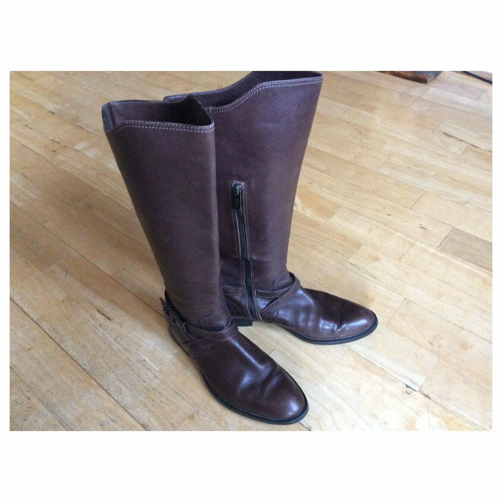 Tod's Brown Leather Riding Boots 5 Tod's Brown Leather Riding Boots - Image 5