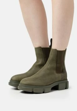 COPENHAGEN Cph570 - Platform Ankle Boots - Khaki