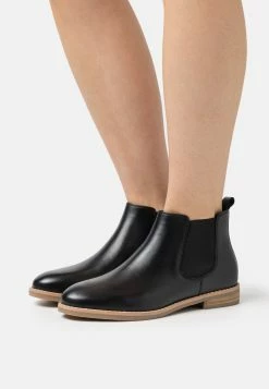 Pier One Leather - Ankle Boots - Black