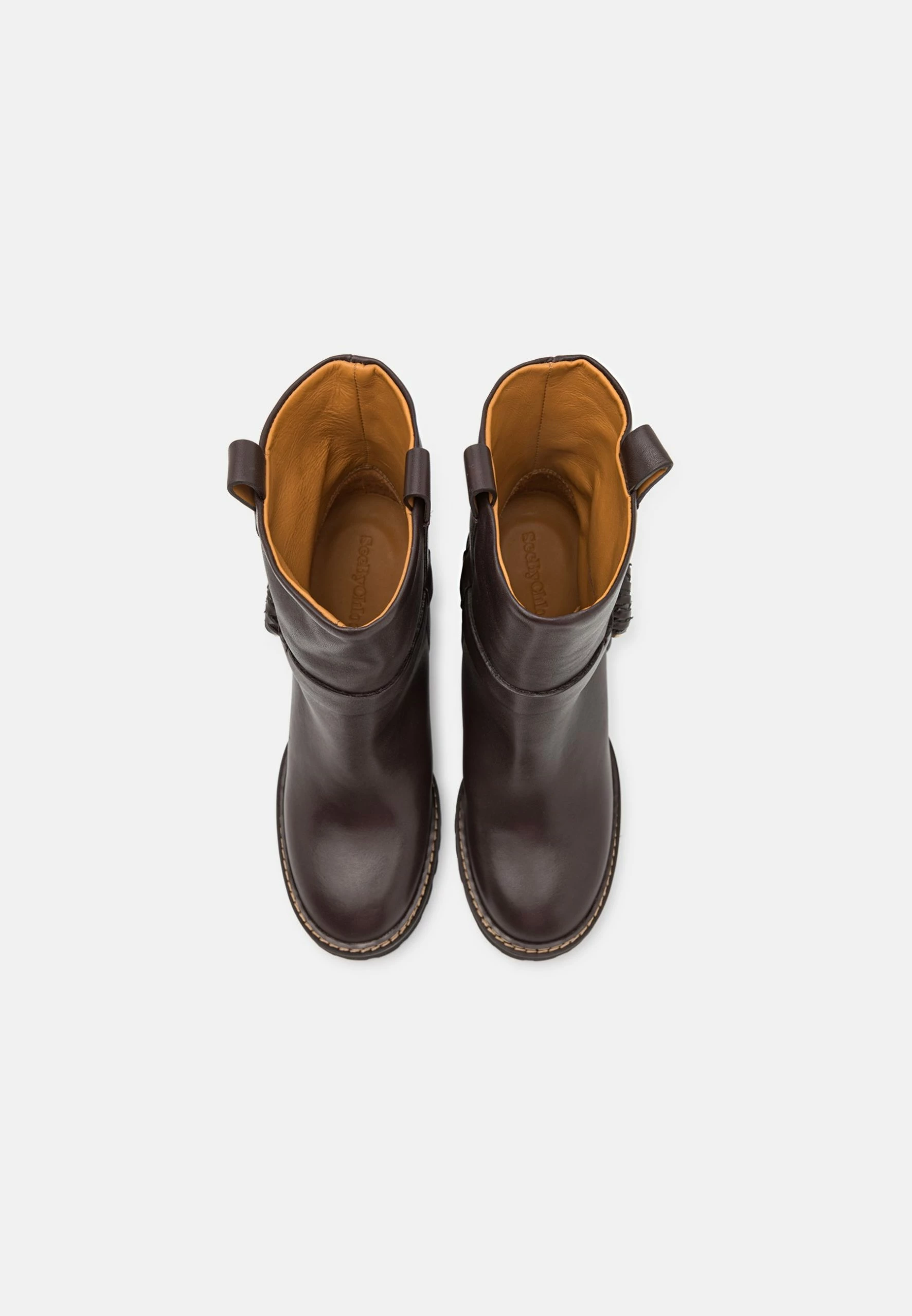 See By Chloé Hana - Platform Ankle Boots - Dark Brown 4 See By Chloé Hana - Platform Ankle Boots - Dark Brown - Image 4