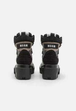 MSGM Hiking Boots - Platform Ankle Boots - Black/Grey -winter shoes Sales 2023 29a1745f05674bfe9ac200132a6bc35e